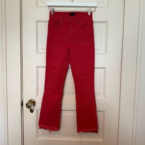 MOTHER the Insider Crop Step Fray